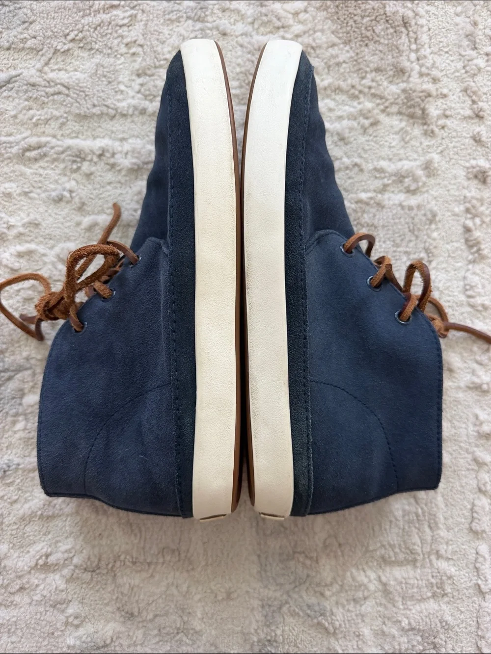 Polo Ralph Lauren navy suede